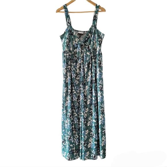 Eloquii Dresses & Skirts - Eloquii Maxi Floral Print Sleeveless Long Dress Size 14.